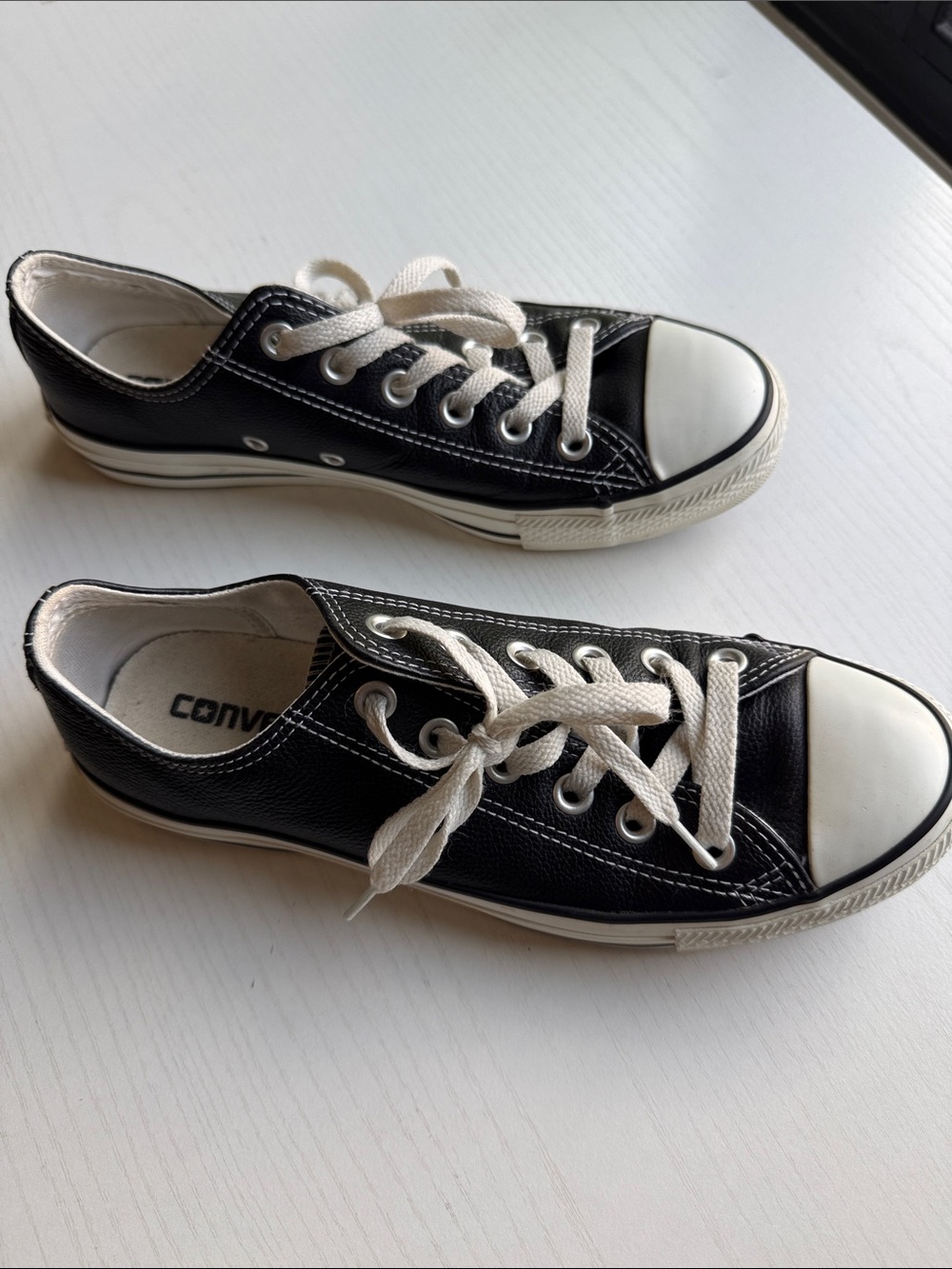Converse Black and White Low-Top Sneakers